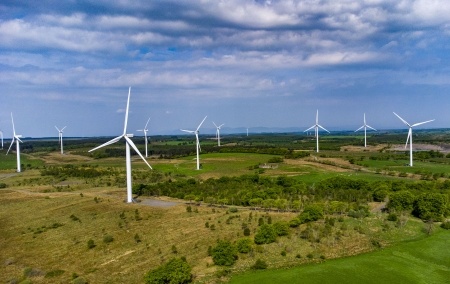 EDF Renewables existing operational Burnhead wind farm near Falkirk