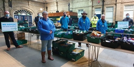 Heysham's staff at Morecambe Foodbank