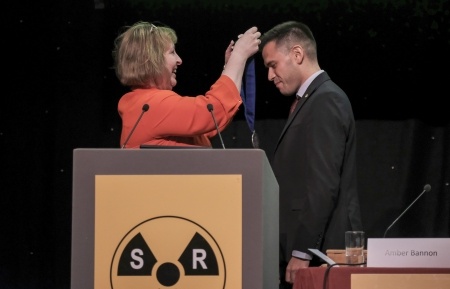 Hinkley Point C’s Decommissioning Specialist and Radioactive Waste Adviser, Pete Bryant has been appointed as President of the Society for Radiological Protection. He was appointed into his new new role by the previous President, Amber Bannon.
