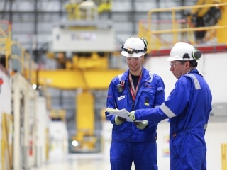 Inside Hartlepool power station