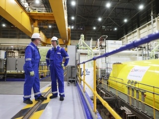 Inside Hartlepool power station
