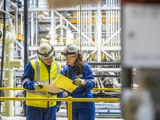 Inside Hinkley Point B power station