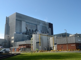 Outside Heysham power station