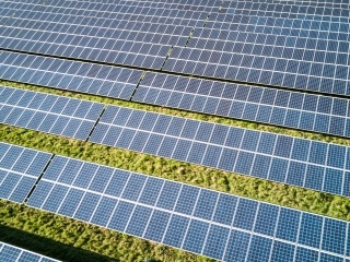 A solar farm