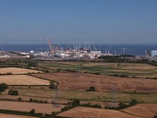 Big Carl - or the Sarens 250 crane - dwarfs the tower cranes on site.
