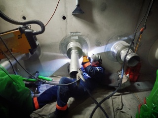 An estimated 200,000 welds will be carried out during fit-out of the power station.