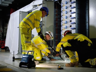 More than 4,000 electrical cabinets will be installed during fit-out of the rooms.