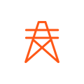 Orange icon - grid