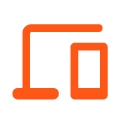 Orange devices icon