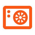 Air source heat pump icon
