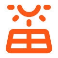 Solar panels icon