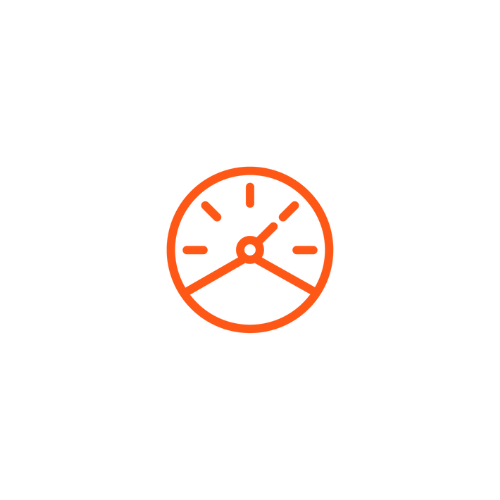 Orange icon - electricity meter