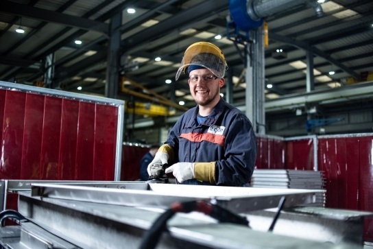 Image showing worker Kyle