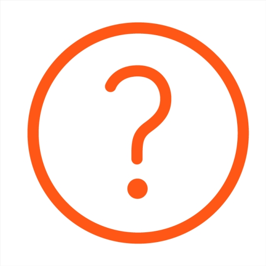 EDF orange question mark Icon