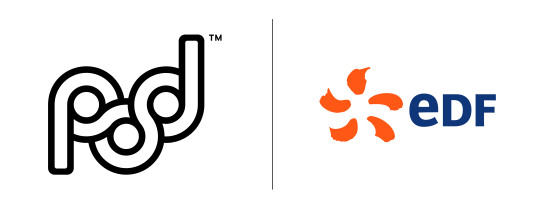 Pod and EDF logos
