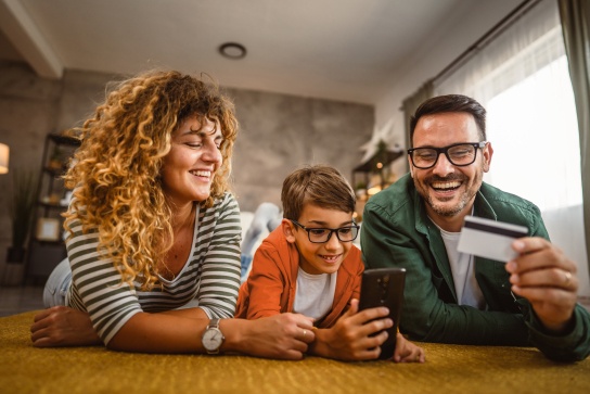 Family Paying