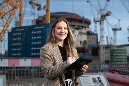 Isabella Noble from Weston-super-Mare, a former apprentice and now Project Manager