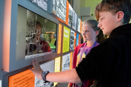 Image for children in the Hinkley Point C visitors centre