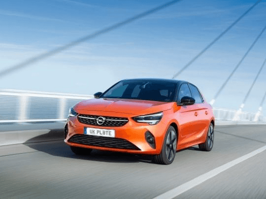 Electric cars - vauhall corsa