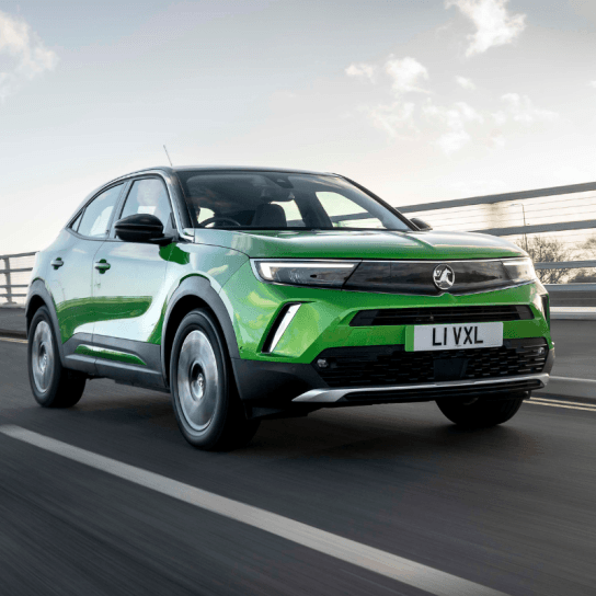Vauxhall Mokka-e in green