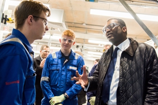 Ministers saw the National College for Nuclear in nearby Cannington, one of the many initiatives to increase UK skills. These include the opening of a national welding centre at Bridgwater College, due in the first half of 2020.