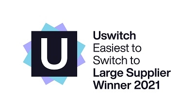 Uswitch award for easiest to switch to - Large supplier