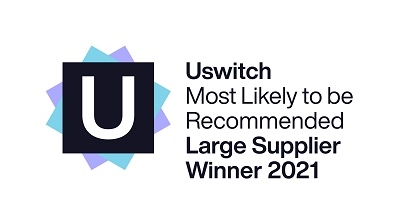 Uswitch award for most likely to be recommended