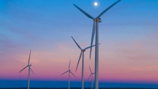 Wind Turbines producing renewable energy - EDF