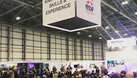 The Skills, Knowledge and Experience Theatre at EMEX 2018.