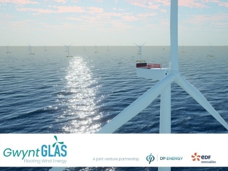 Gwynt Glas Celtic Sea Wind Farm Model developed to inform stakeholders of plans in early stage consultation.